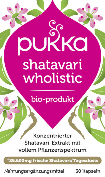 *Bio Wholistic Shatavari NEM (30x0,65g) Pukka