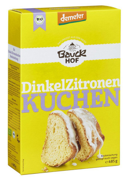 *Bio Dinkel Zitronenkuchen Demeter (485g) Bauckhof