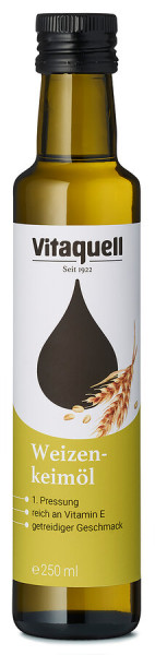Weizenkeim-Öl Erste Pressung (0,25l) Vitaquell