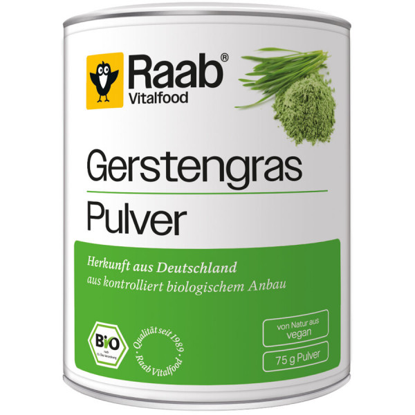 *Bio BIO Gerstengras Pulver (75g) Raab Vitalfood