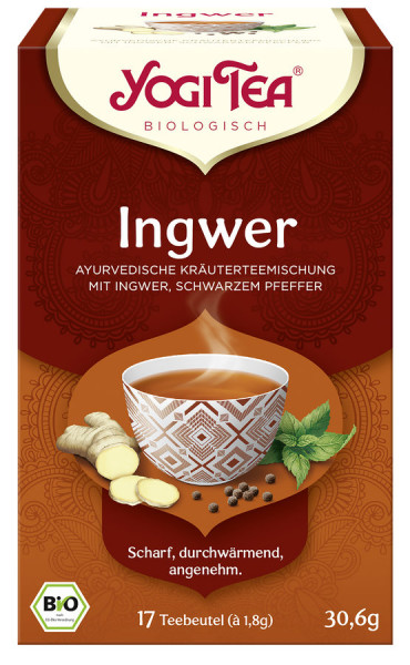 *Bio Yogi Tea® Ingwer Bio (17x1,8g) Yogi Tea®, Yogi Tea GmbH