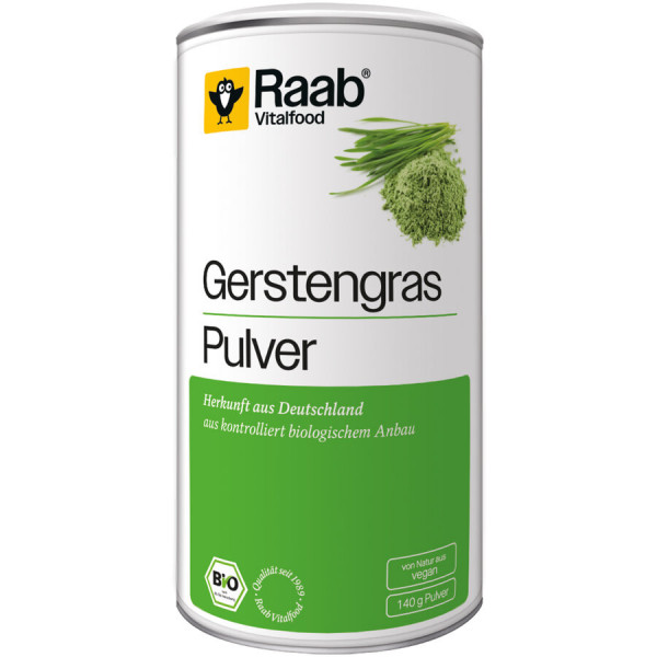 *Bio Bio Gerstengras Pulver (140g) Raab Vitalfood