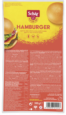 Gluten Free Hamburger (300g) Schär