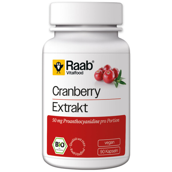 *Bio BIO Cranberry Extrakt 90 Kapseln à 440 mg (39,6g) Raab Vitalfood