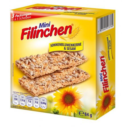 Mini Filinchen Sonnenblumen & Sesam - 84g