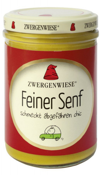 *Bio Feiner Senf (160ml) Zwergenwiese