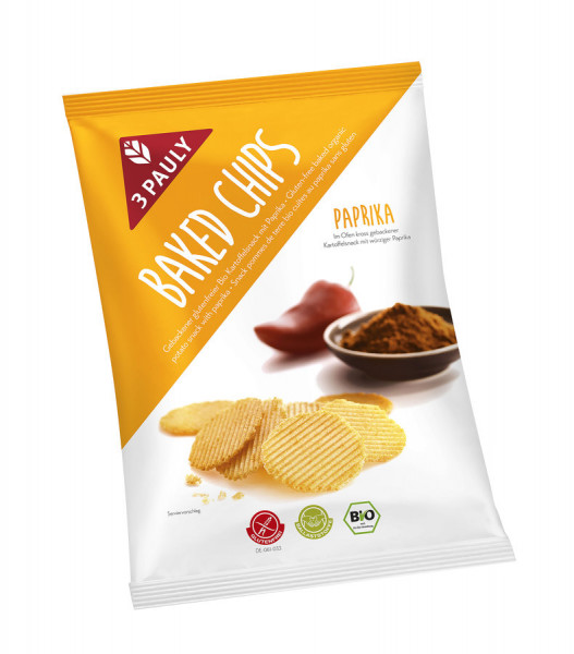 *Bio Baked Chips Paprika (85g) 3PAULY