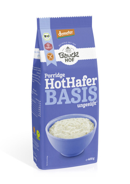 *Bio Hot Hafer Basis glutenfrei Demeter (400g) Bauck Mühle