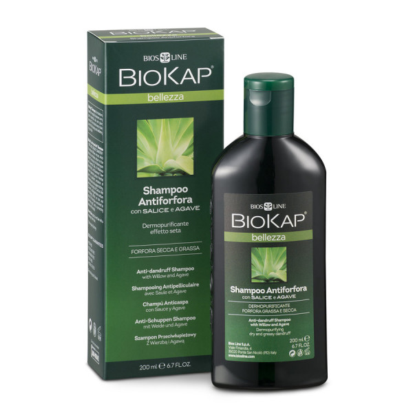 Anti-Schuppen Shampoo mit Weidenextrakt und Agave (200ml) BioKap