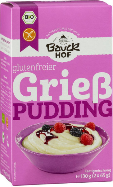*Bio Grießpudding glutenfrei Bio (130g) Bauckhof