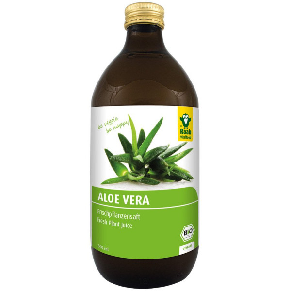 *Bio Aloe Vera Frischpflanzensaft (0,5l) Raab Vitalfood