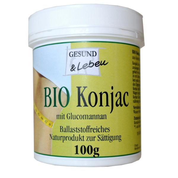 *Bio BIO Konjac mit Glucomannane (100g) Gesund &amp; Leben