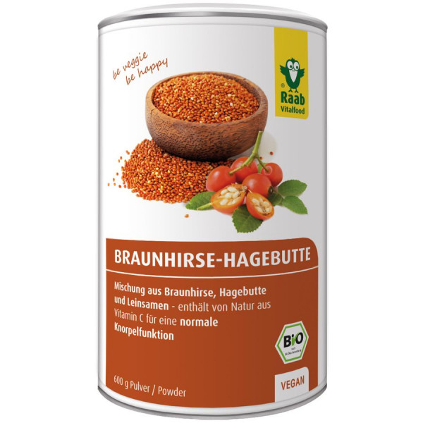*Bio BIO Braunhirse-Hagebutte Mischung (600g) Raab Vitalfood