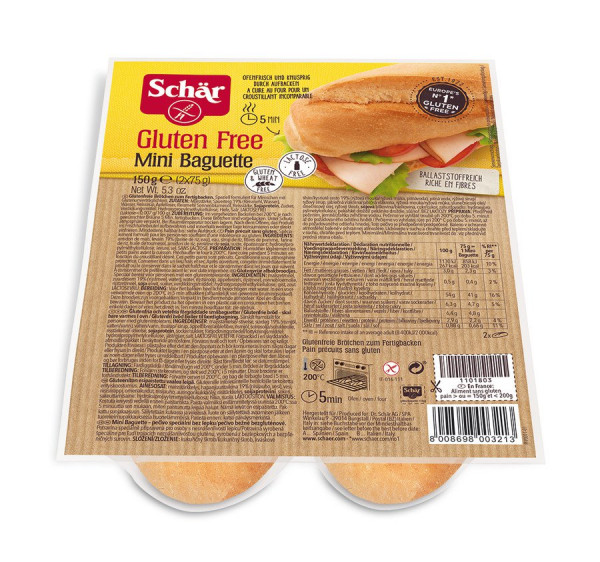 Mini Baguette-Duo (150g) Schär