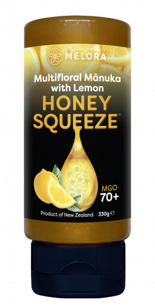 Manuka-Honig MGO 70+ Zitrone Squeeze (330 g) Melora