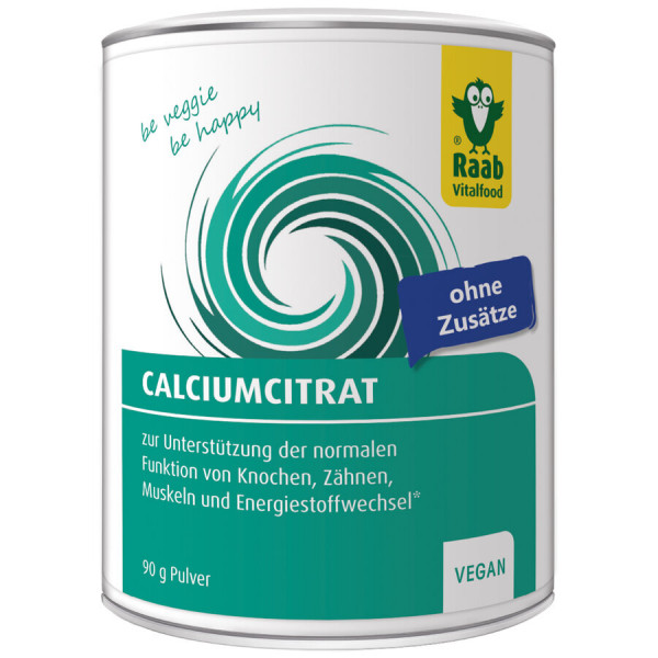Calciumcitrat Pulver (90g) Raab Vitalfood