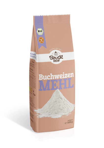 *Bio Buchweizenmehl Vollkorn glutenfrei Bio (500g) Bauck Mühle