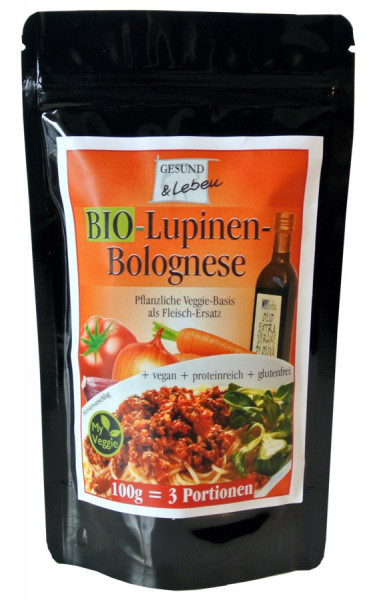 *Bio BIO-Lupinen Bolognese (100g) Gesund &amp; Leben