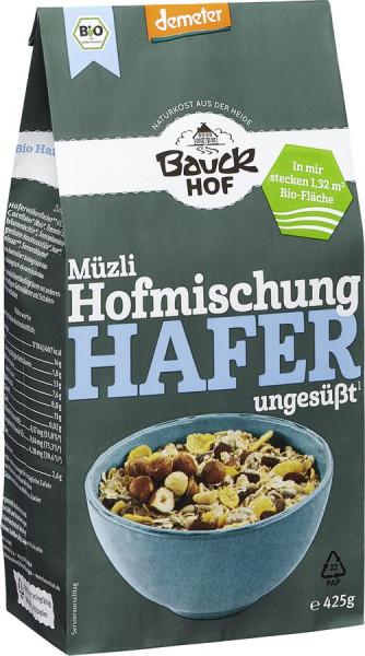 *Bio Hafer Müzli Hofmischung Demeter (425g) Bauckhof