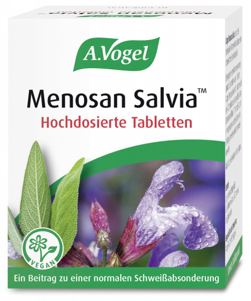 MENOSAN SALVIA Tabletten gegen Schwitzen (30 Stk)