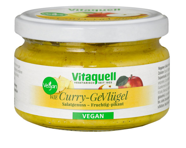 Curry-Gevlügel-Salat, vegan (180g) Vitaquell
