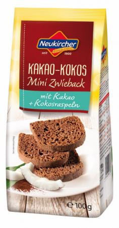 Neukircher Kakao-Kokos Mini Zwieback - 100g