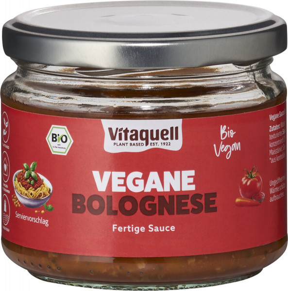 *Bio Vegane Bolognese Bio (240g) Vitaquell