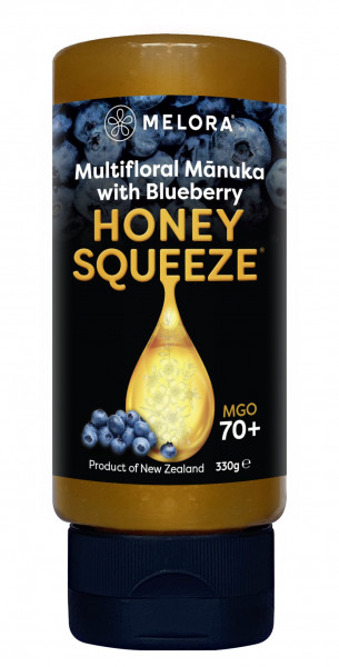 Manuka-Honig MGO 70+ Heidelbeere Squeeze (330 g) Melora