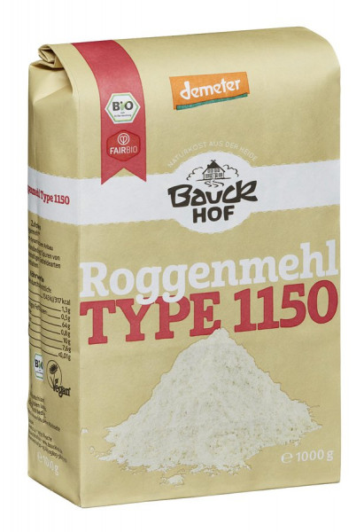*Bio Roggenmehl Type 1150 Demeter (1000g) Bauckhof
