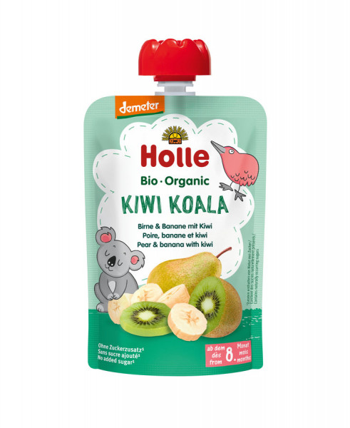 *Bio Kiwi Koala - Pouchy Birne &amp; Banane mit Kiwi (100g) Holle