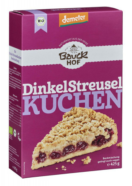 *Bio Dinkel Streuselkuchen Demeter (425g) Bauckhof