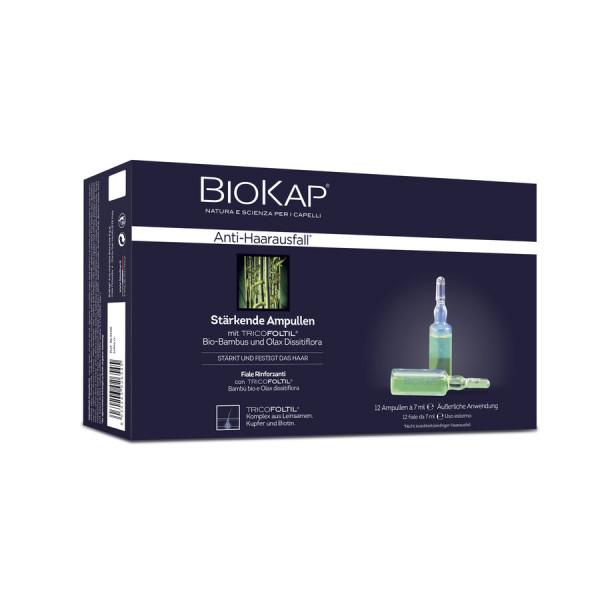 BioKap Anti-Haarausfall stärkende Ampullen (12St) Bios Line