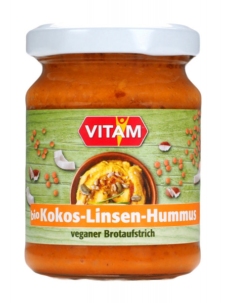 *Bio Kokos Linsen Hummus (115g) VITAM