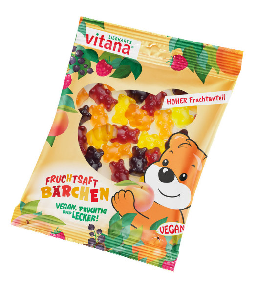 Fruchtsaftbärchen Vegan (100g) Vitana