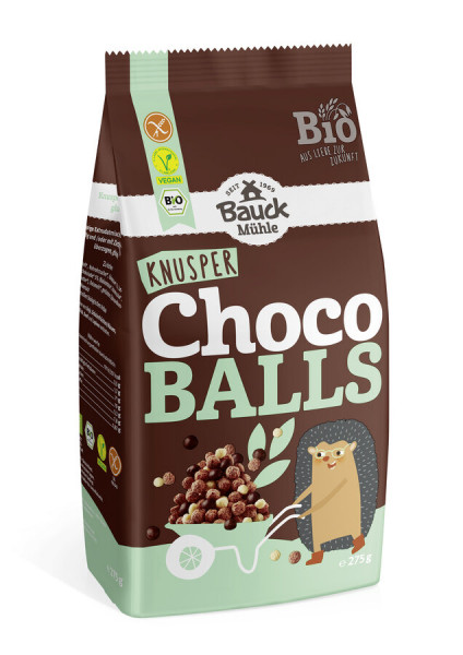 *Bio Choco Balls glutenfrei Bio (275g) Bauck Mühle