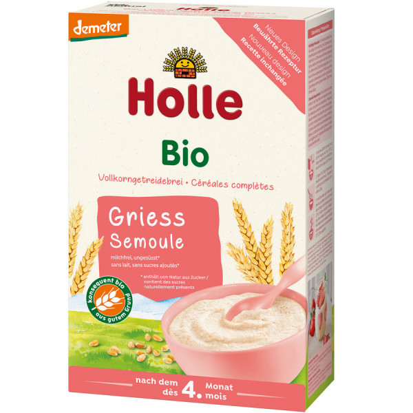 *Bio Bio-Vollkorngetreidebrei Griess (250g) Holle