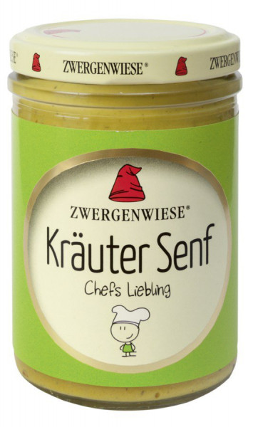 *Bio Kräuter Senf (160ml) Zwergenwiese