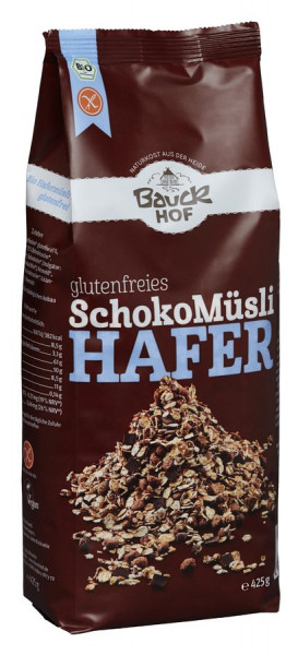 *Bio Hafer Müsli Schoko glutenfrei Bio (425g) Bauckhof