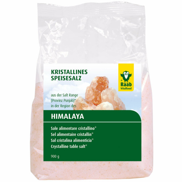 Salz gemahlen aus der Region des Himalaya (900g) Raab Vitalfood