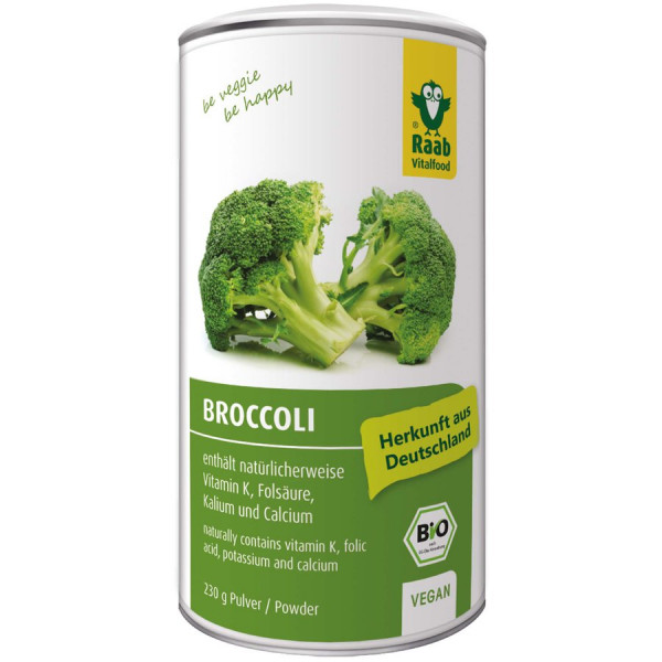 *Bio BIO Broccoli Pulver (230g) Raab Vitalfood
