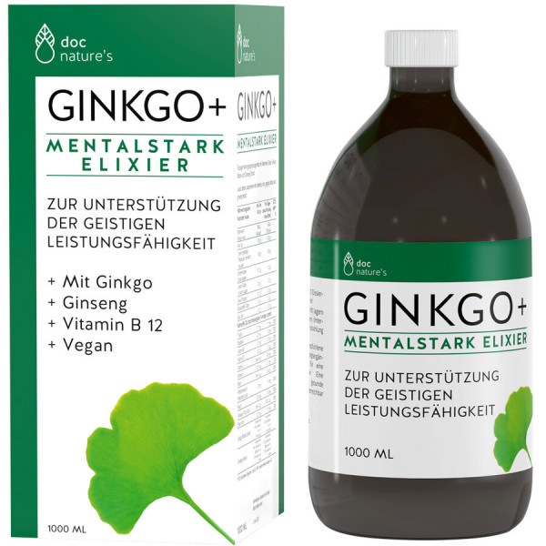 Ginkgo+ Elixier alkoholfrei (1000 ml)