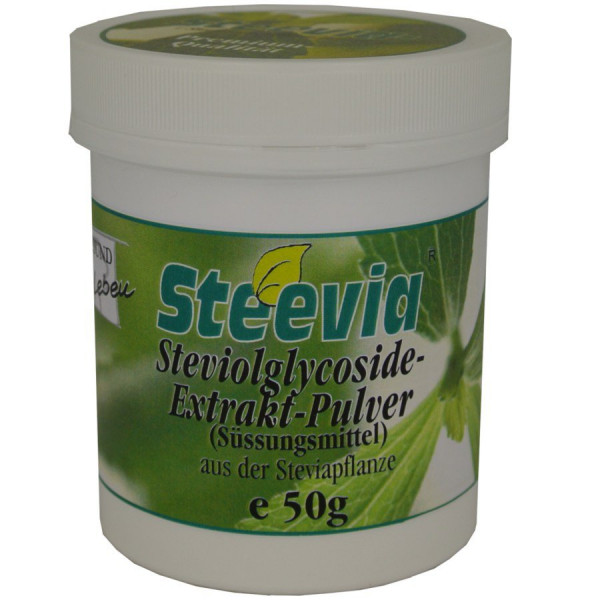 Steevia - Steviosid weiße Dose (50g) Gesund & Leben