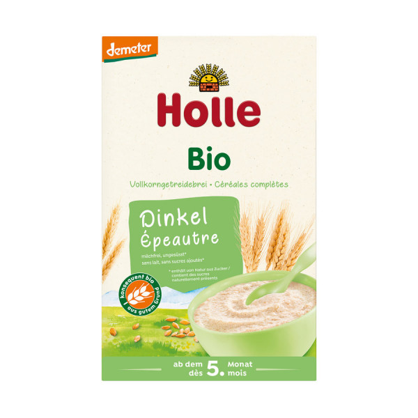 *Bio Bio-Vollkorngetreidebrei Dinkel (250g) Holle