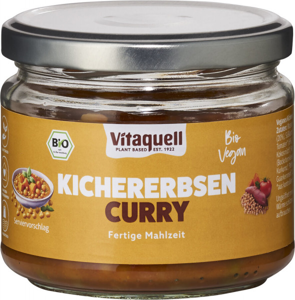 *Bio Kichererbsen-Curry Bio vegan (240g) Vitaquell