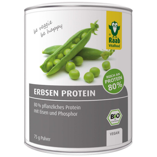 *Bio Bio Erbsen Protein Pulver (75g) Raab Vitalfood
