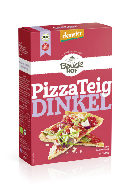*Bio Pizza-Teig Dinkel Demeter (350g) Bauck Mühle