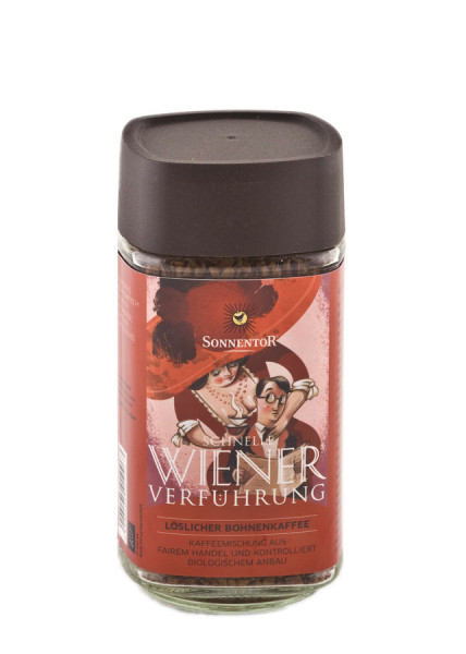 *Bio Schnelle Wiener Verführung Kaffee Instant Wiener Verführung®, Glas (100g) Sonnentor