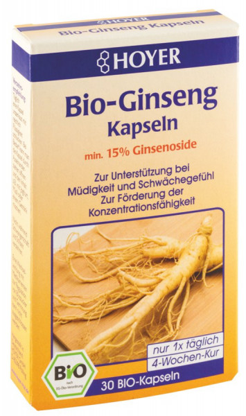 *Bio Ginseng Kapseln (30 Kps.) Hoyer