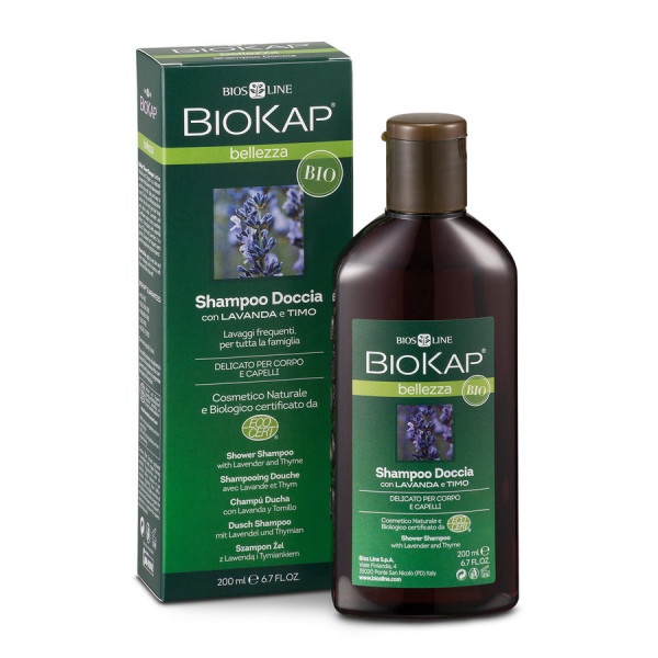 Dusch-Shampoo 2 in 1 mit Thymian und Lavendel (200ml) BioKap