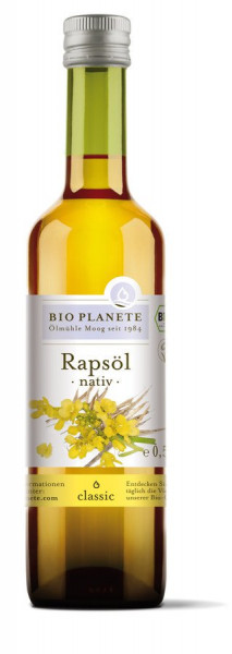 *Bio Rapsöl nativ (0,5l) BIO PLANÈTE